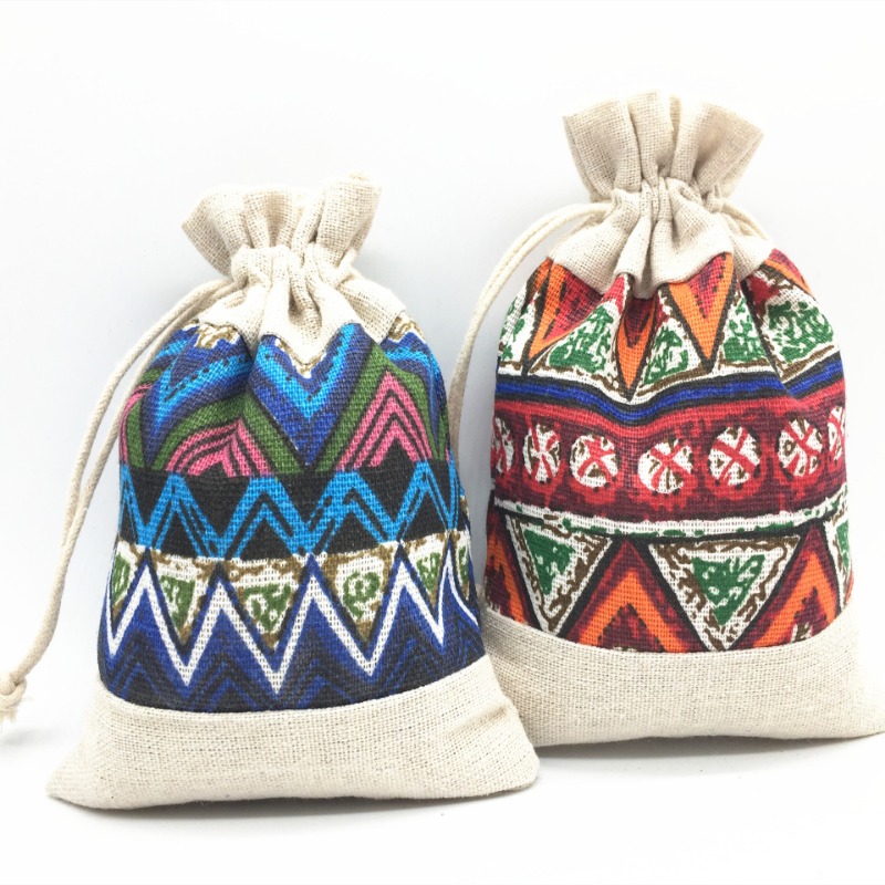 Women Bags Pack - Сумка на шнурке в этническом стиле,