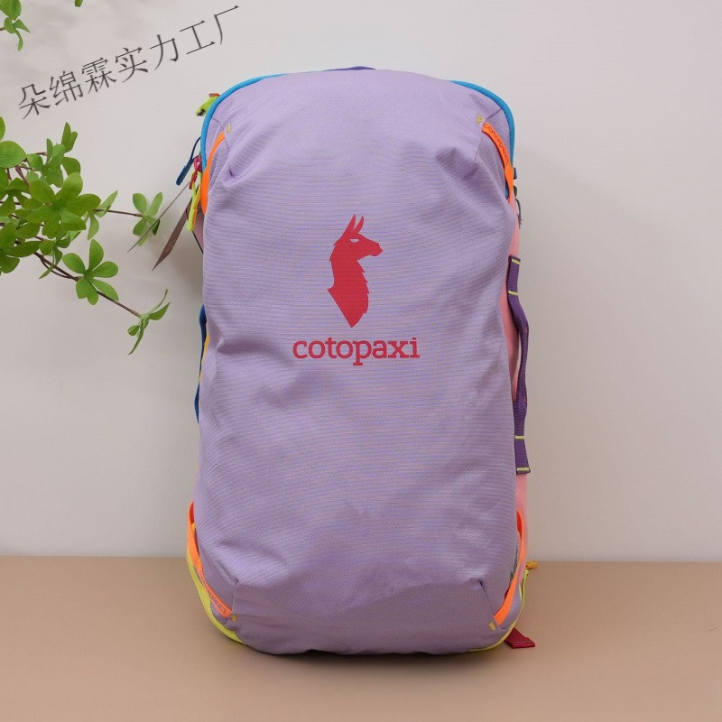 Women Bags Waterproof - Водонепроницаемый рюкзак с цветными блоками для