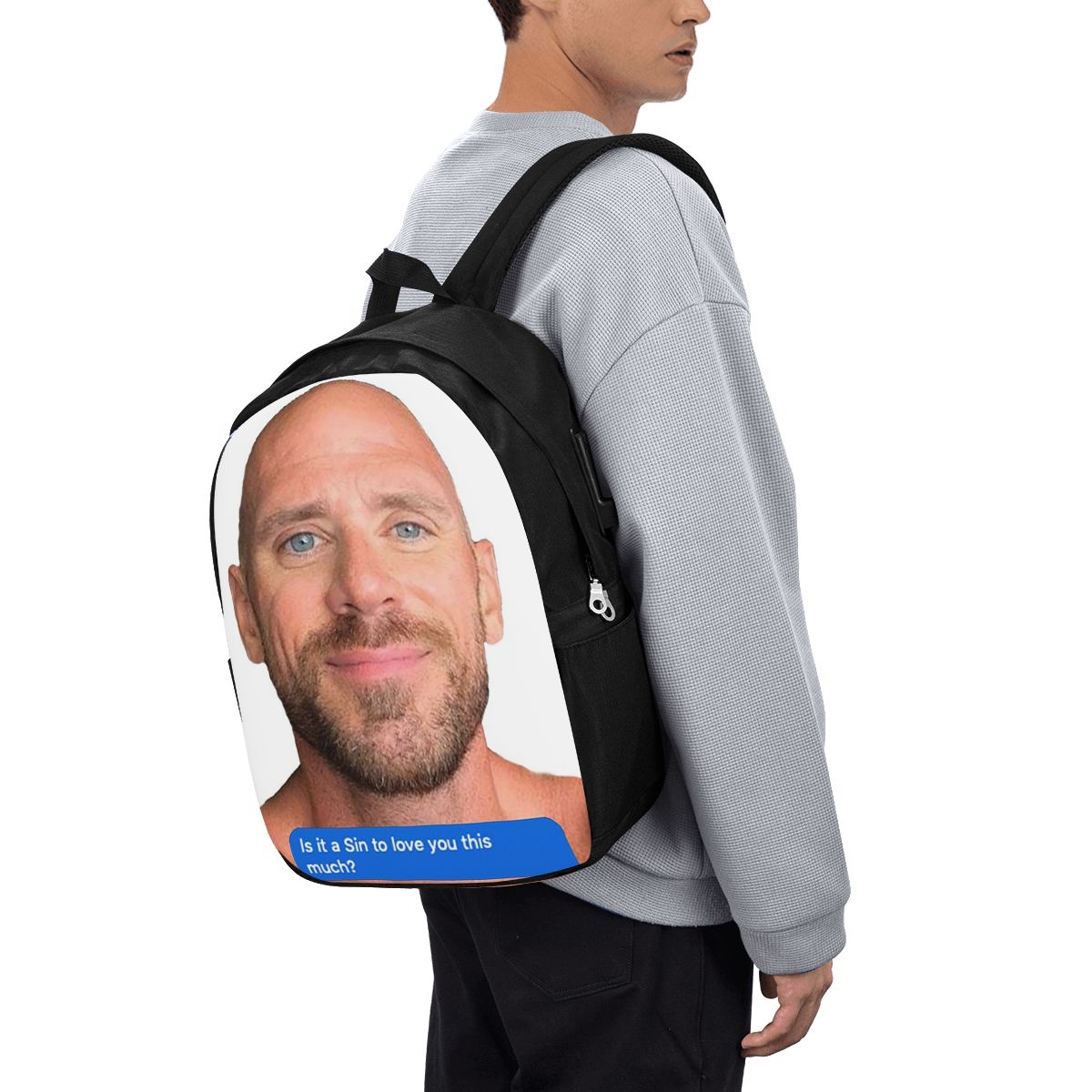 Women Bags For Women - Рюкзак Johnny Sins Flirty Text Bubble,