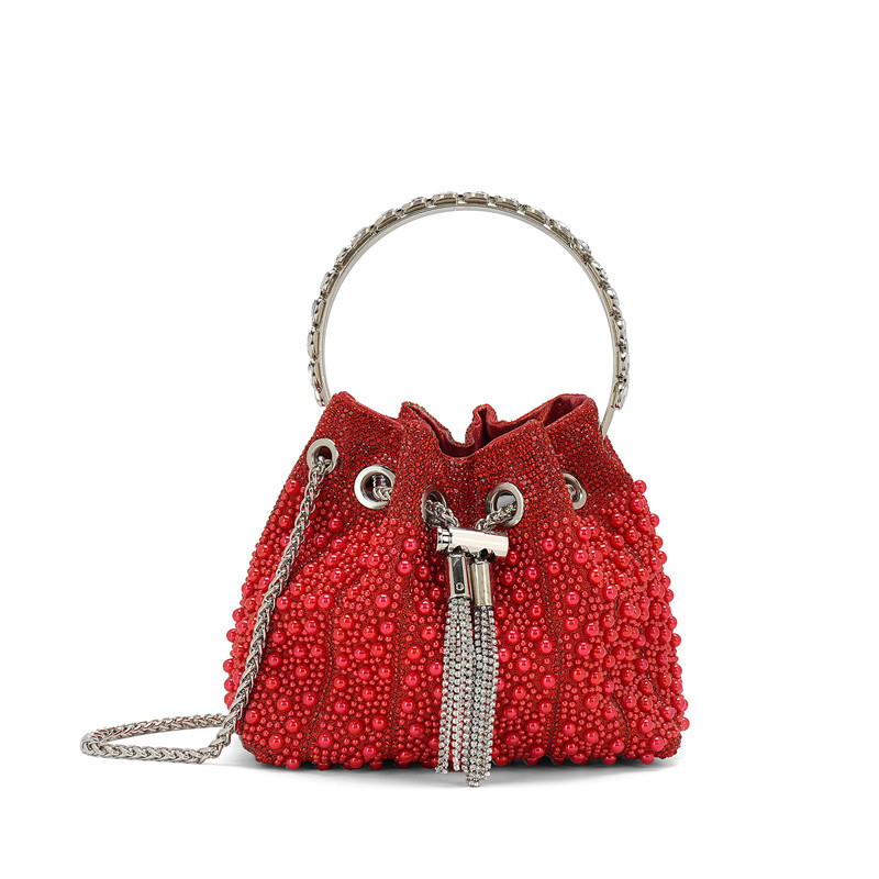 Evening Bag Beaded - Новый дизайн, женская сумка-ведро с жемчугом,