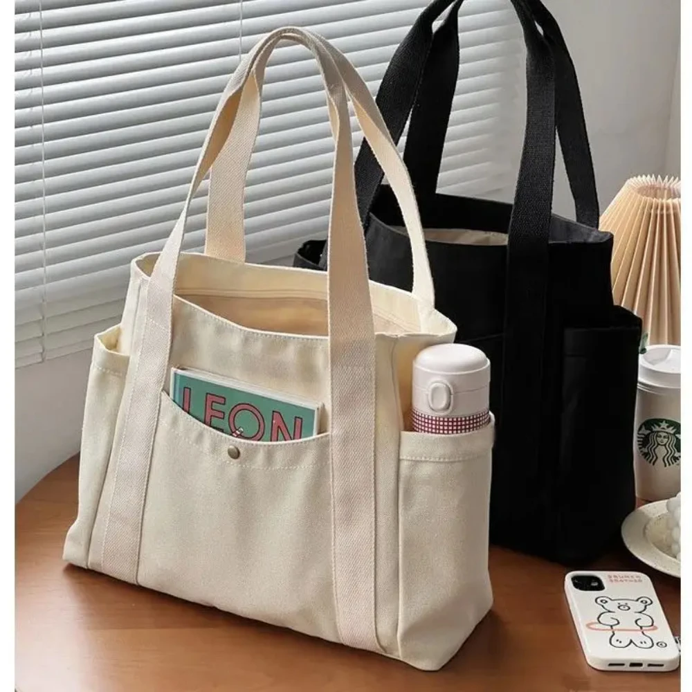 Shopper Tote Canvas - Холщовые сумки-тоут большой емкости для работы,