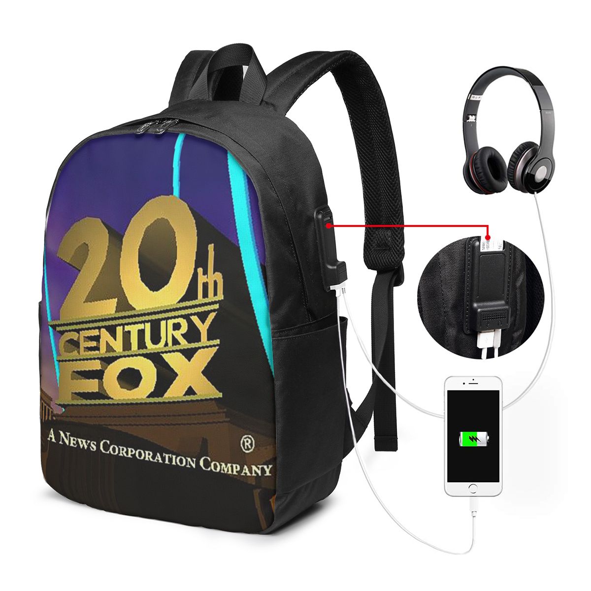Women Bags For College - Классический рюкзак 20th Century Fox, дорожная