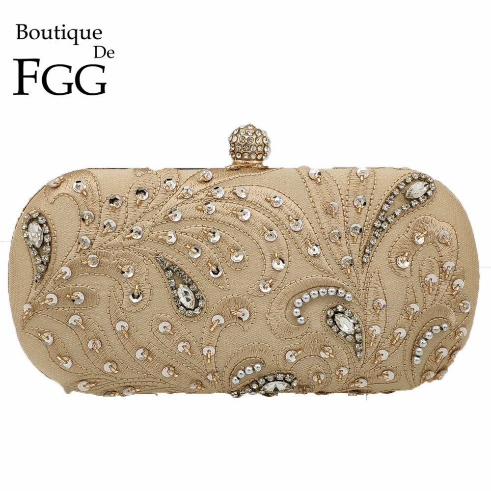 Evening Bag Beaded - Женский винтажный клатч Boutique De FGG,