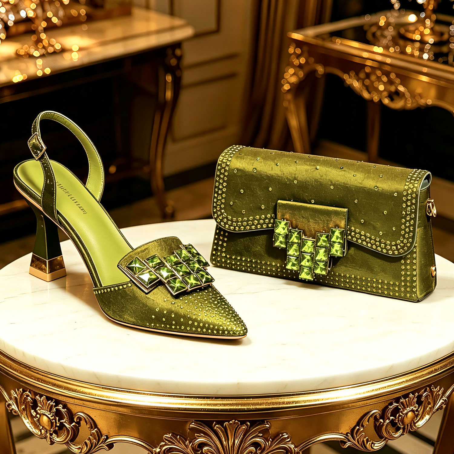 Women Bags Green - Итальянские дизайнерские туфли 2026 INS оливково-зеленого