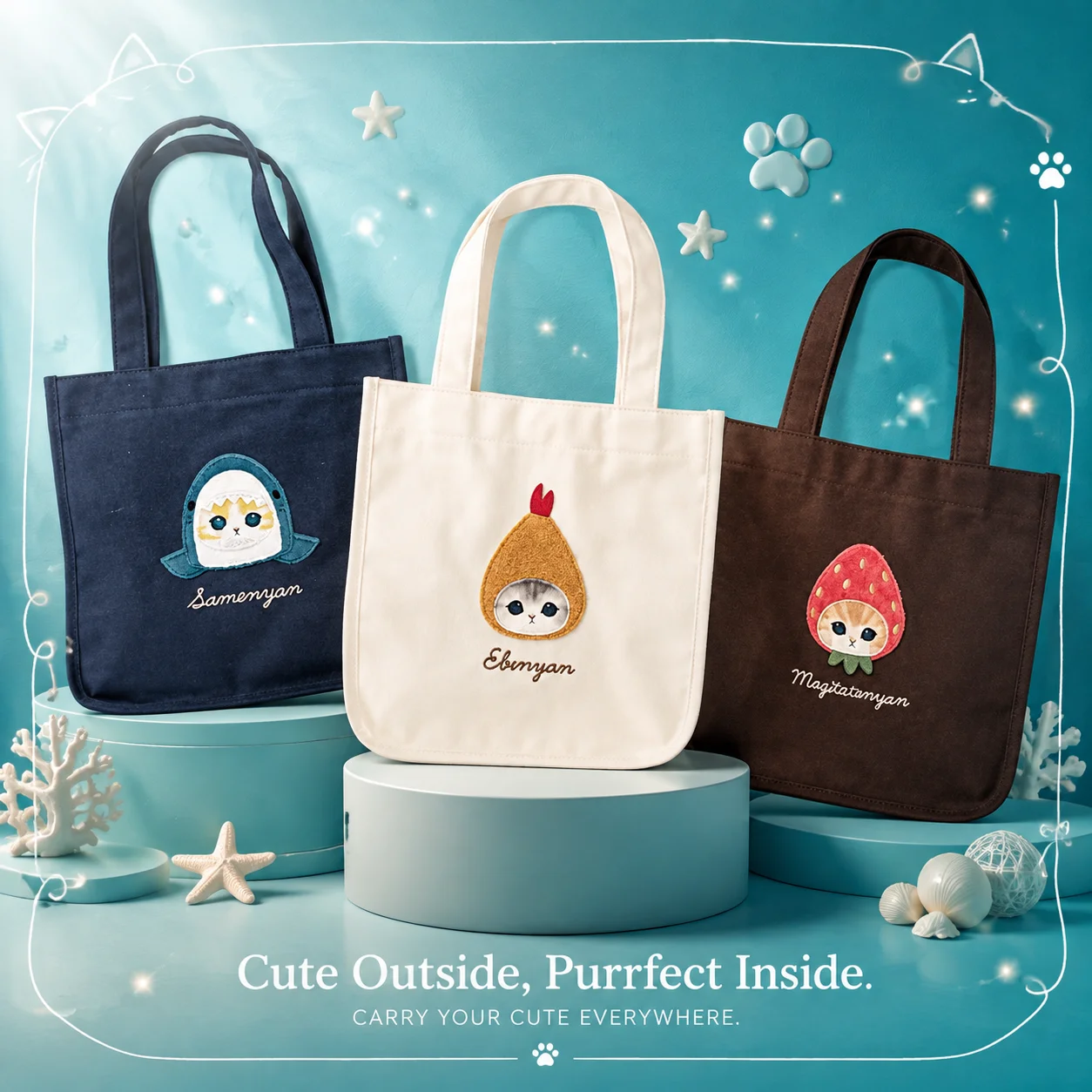 Shopper Tote Canvas - Новая милая сумка-тоут из холста в