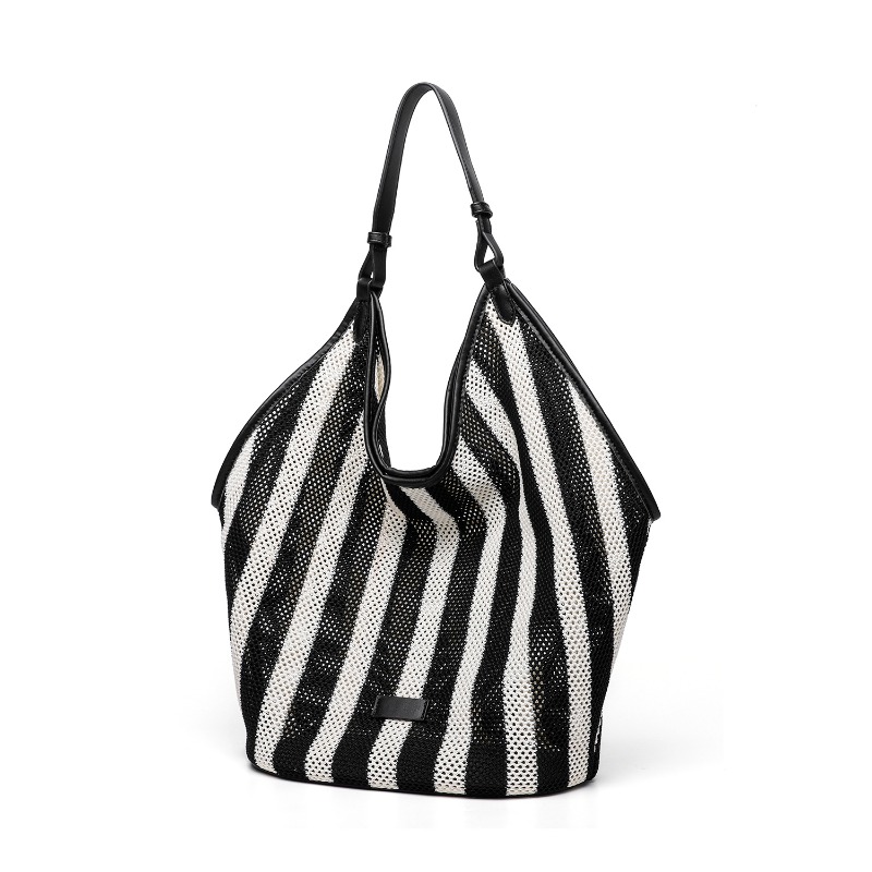 Полосатая тканая сумка-тоут бо – обзор и цена Shopper Tote Canvas