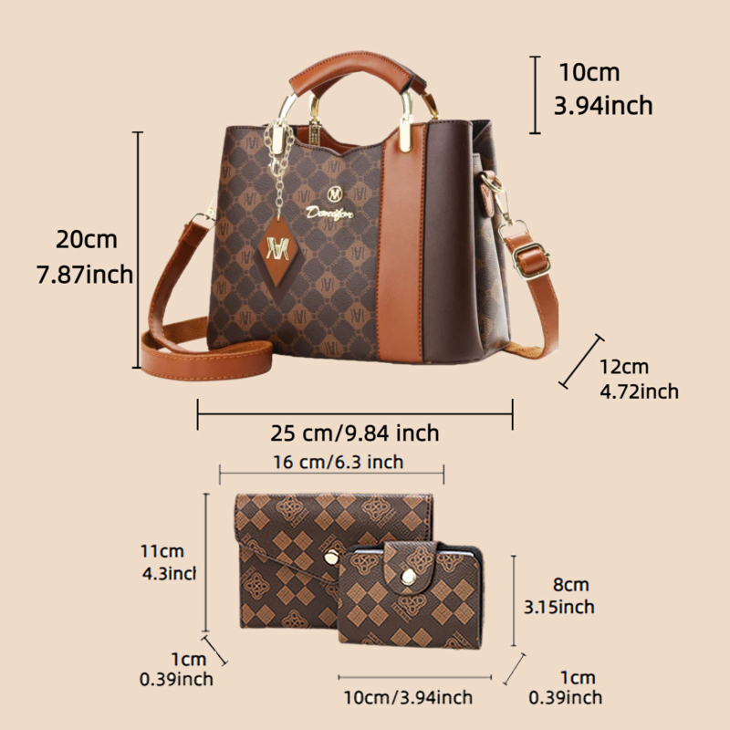 Набор из 3 женских сумок с мод – обзор и цена Women'S Bags Handbags