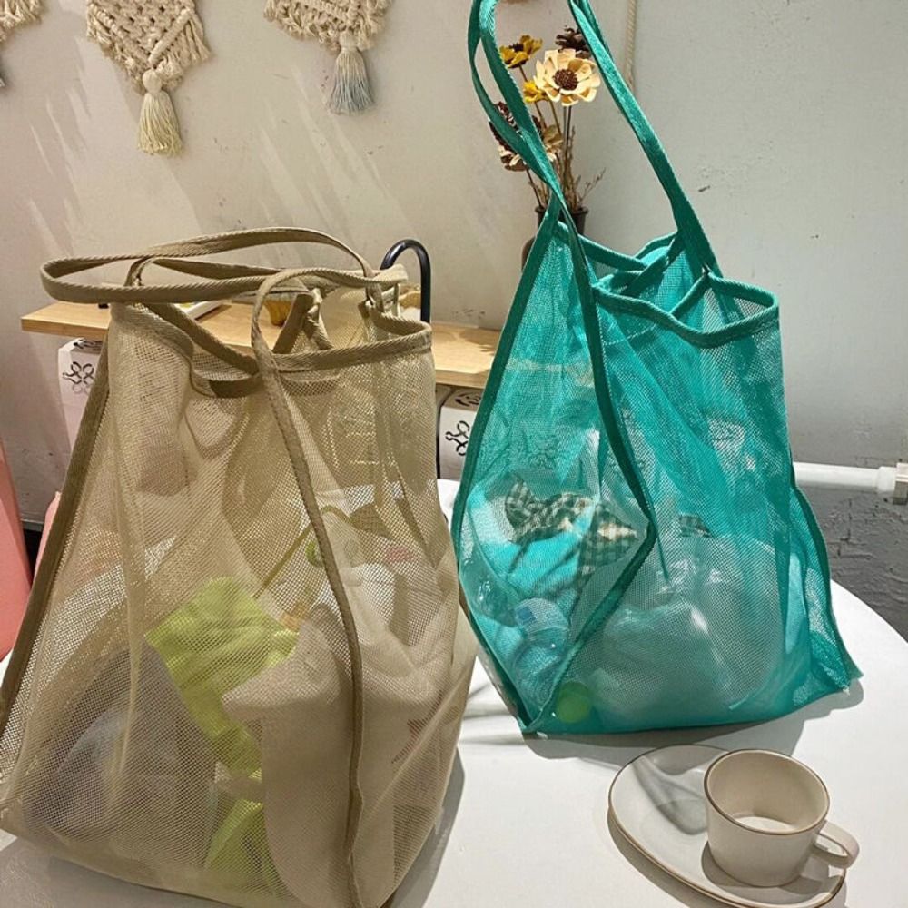 Пляжная сумка-сетка: легкая, д – обзор и цена Women Bags Casual