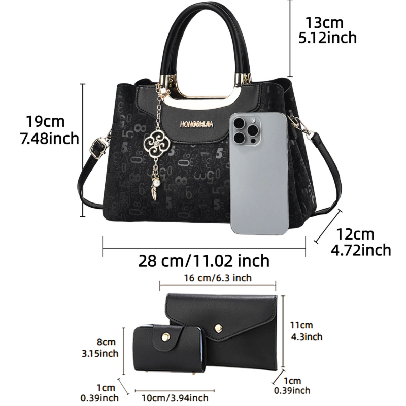 Набор из 3-х модных женских су – обзор и цена Women Bags Luxury