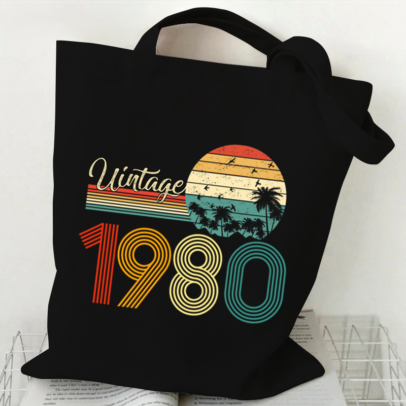 Винтажная большая сумка 1984 г – обзор и цена Shopper Tote Canvas