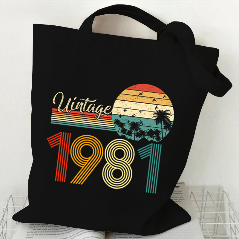 Винтажная большая сумка 1984 г – обзор и цена Shopper Tote Canvas