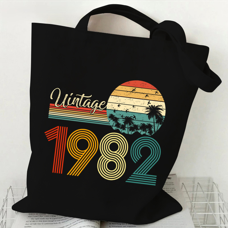 Винтажная большая сумка 1984 г – обзор и цена Shopper Tote Canvas