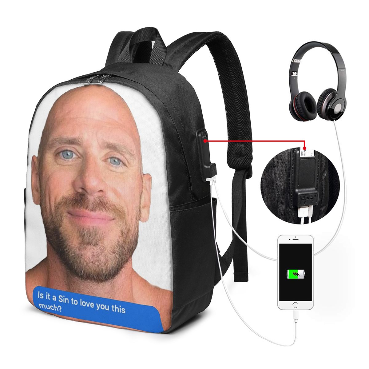 Рюкзак Johnny Sins Flirty Text – обзор и цена Women Bags For Women