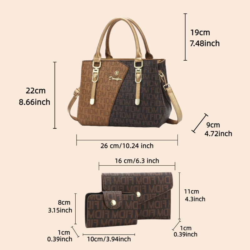 Набор из 3 женских сумок, роск – обзор и цена Women Bags Luxury