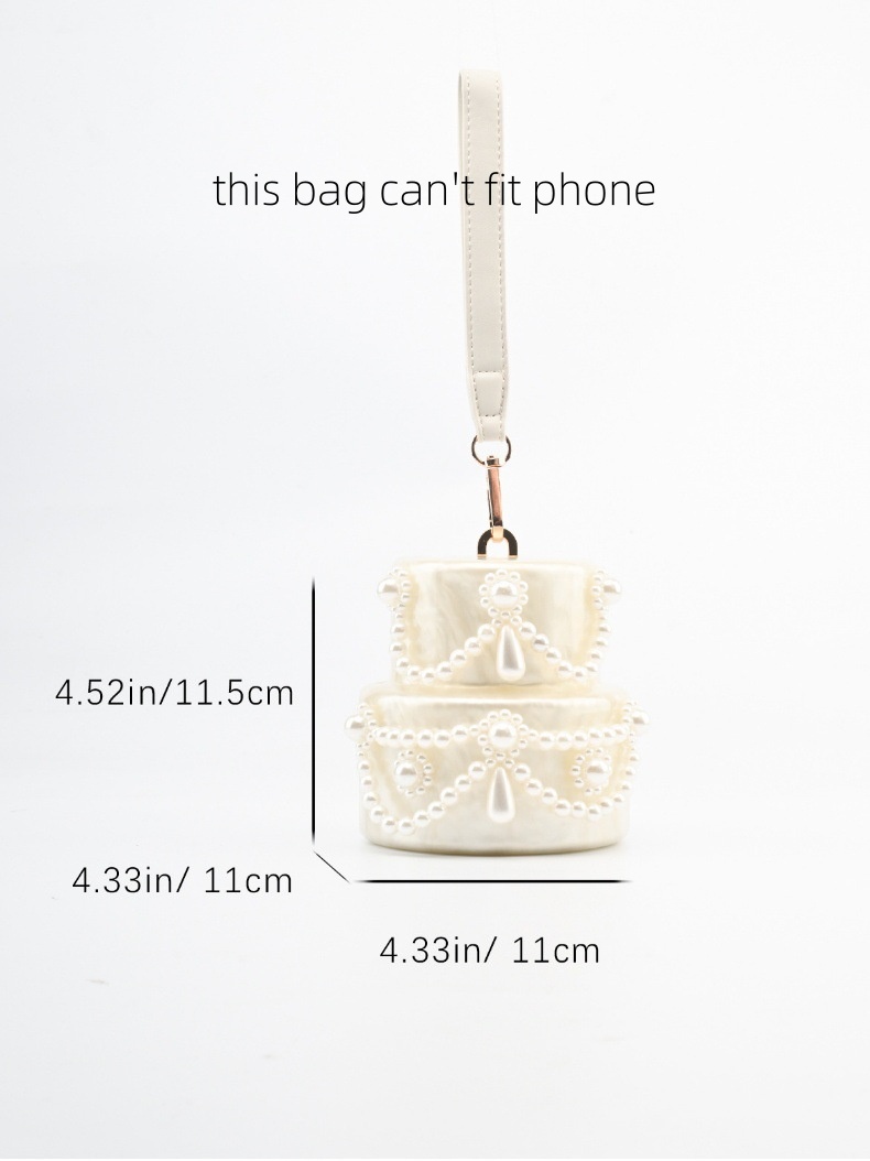 Сумка-клатч в форме торта, акр – обзор и цена Evening Bag Beaded