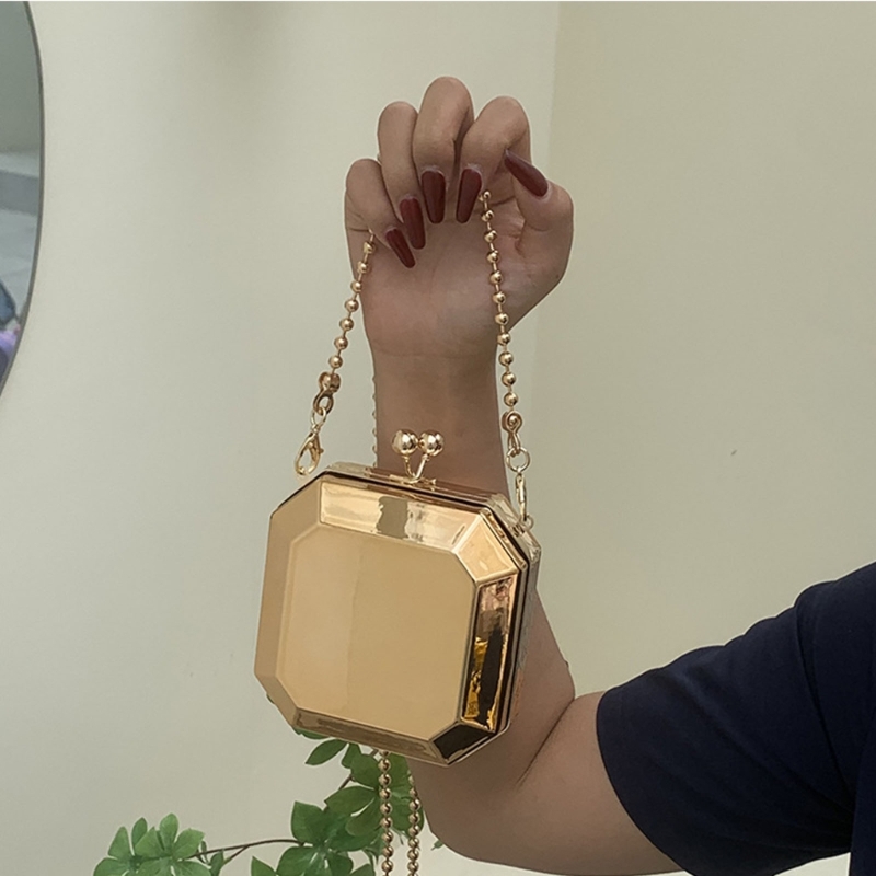 Роскошный золотистый вечерний  – обзор и цена Women Bags Luxury