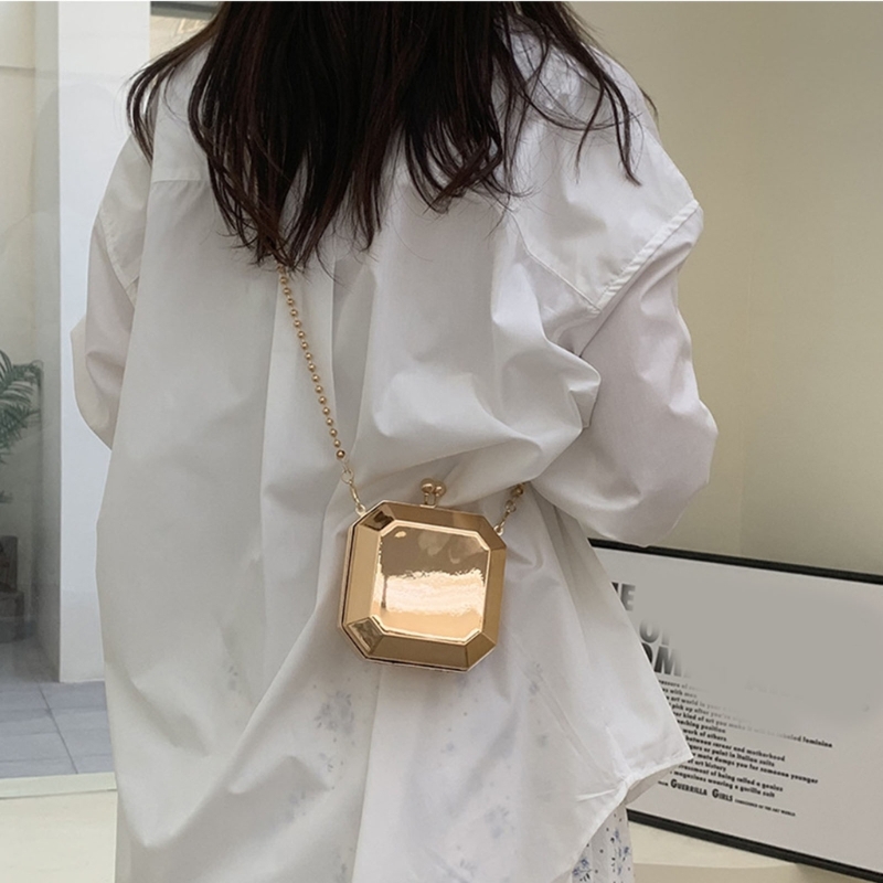 Роскошный золотистый вечерний  – обзор и цена Women Bags Luxury