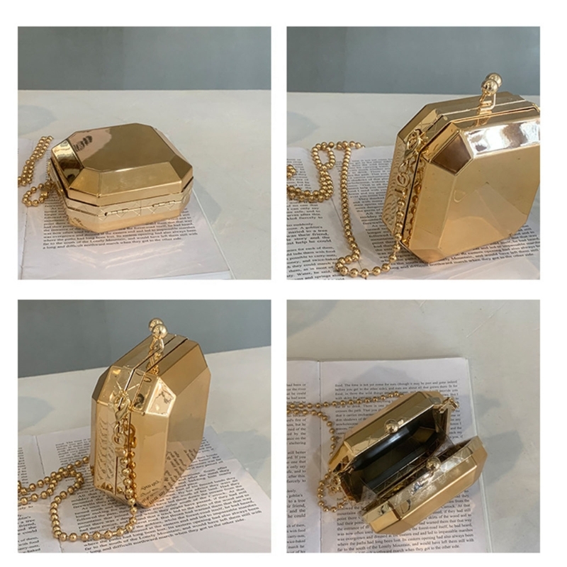 Роскошный золотистый вечерний  – обзор и цена Women Bags Luxury