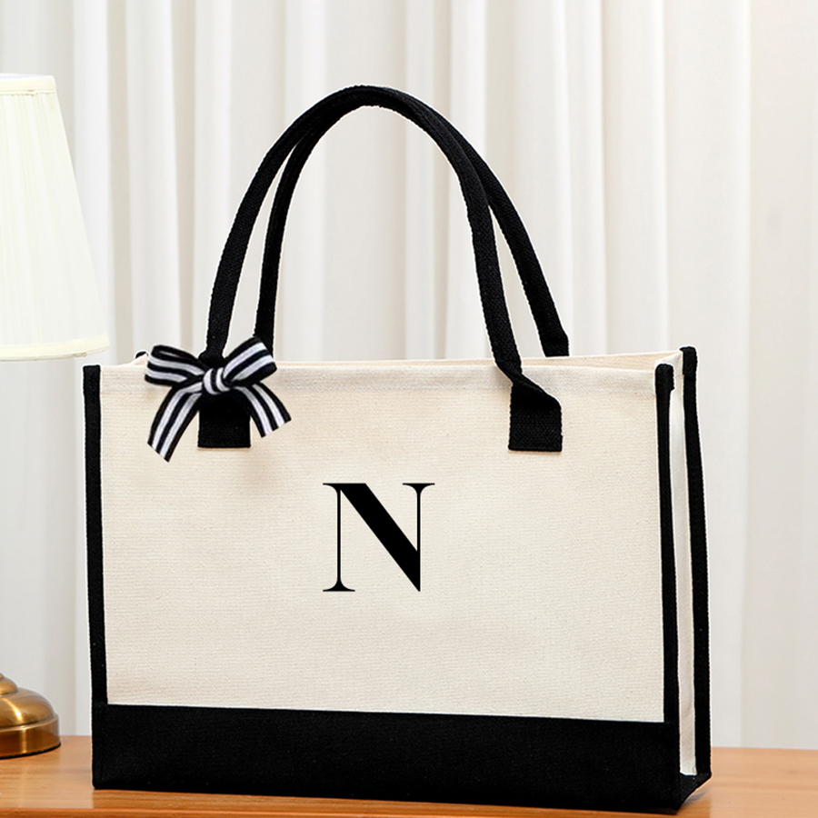 Простая холщовая сумка-тоут с  – обзор и цена Shopper Tote Canvas