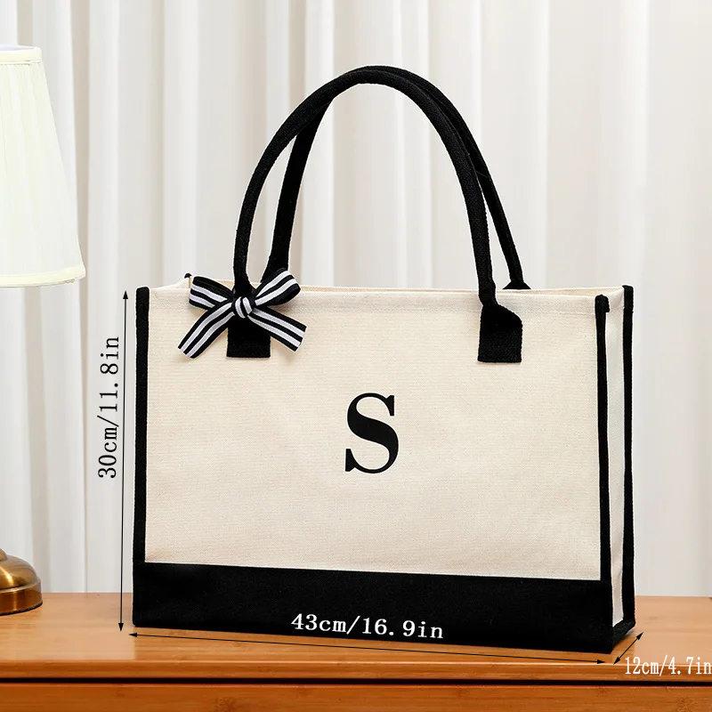 Простая холщовая сумка-тоут с  – обзор и цена Shopper Tote Canvas
