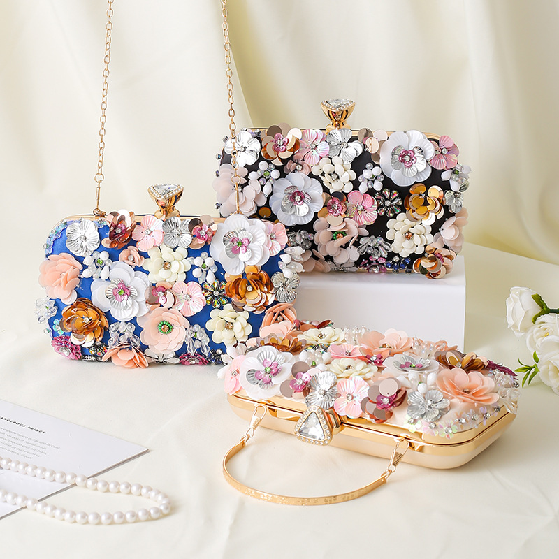 Вечерняя сумочка с цветочным п – обзор и цена Evening Bag Beaded