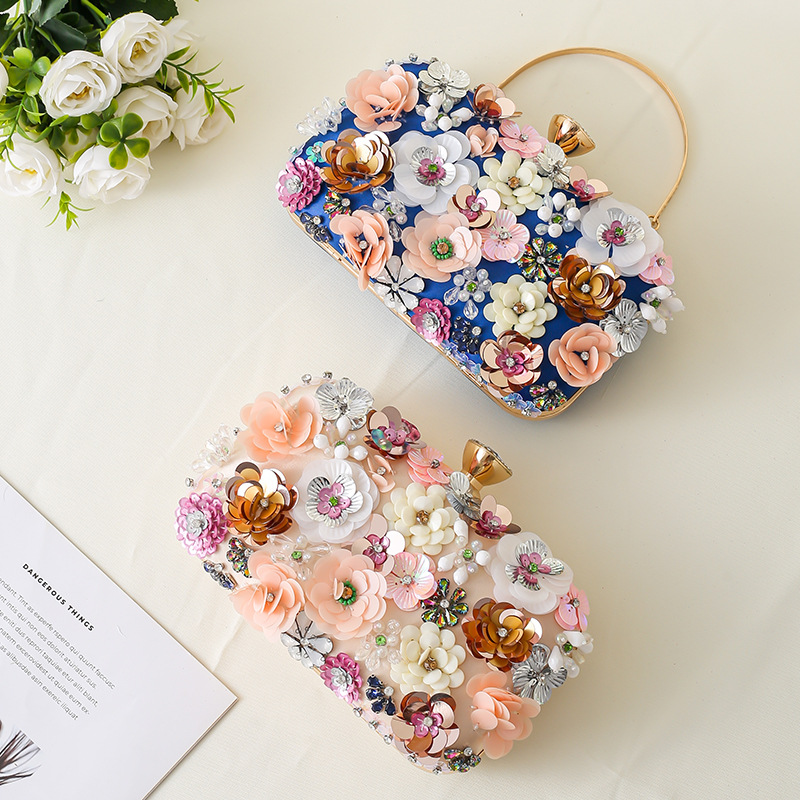 Вечерняя сумочка с цветочным п – обзор и цена Evening Bag Beaded