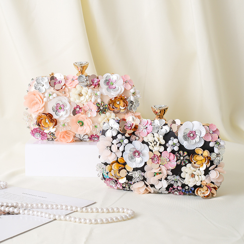 Вечерняя сумочка с цветочным п – обзор и цена Evening Bag Beaded