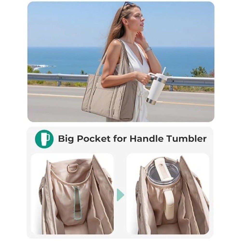 Нейлоновая стеганая сумка-тоут – обзор и цена Shopper Tote Canvas